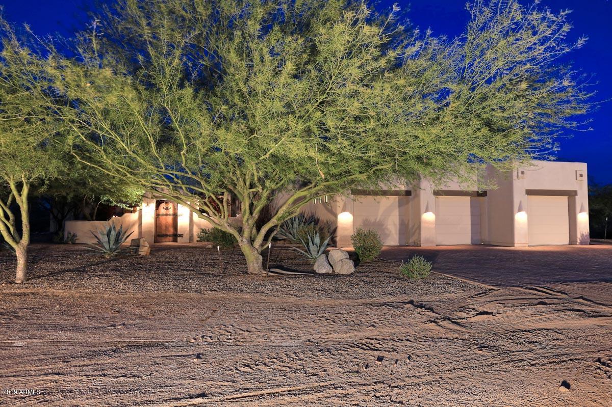17040 Baker Road Rio Verde, AZ 85263 - Photo 63 of 63 Night-Front View