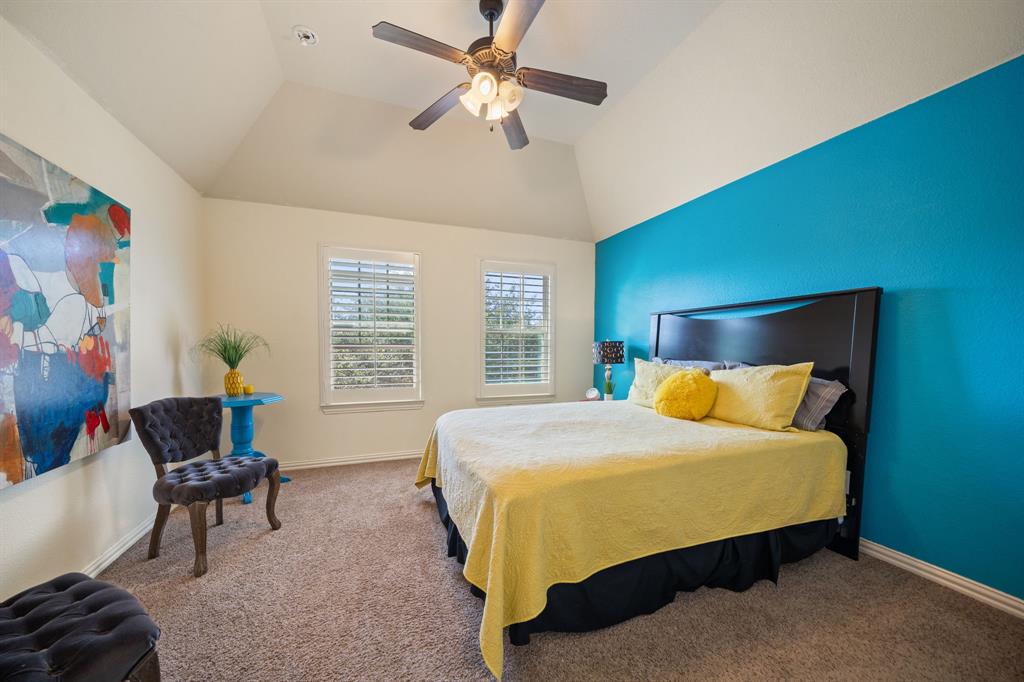2114 Spicewood Drive Allen, TX 75013 - Photo 27 of 37 a bed sitting in a bedroom next to a window