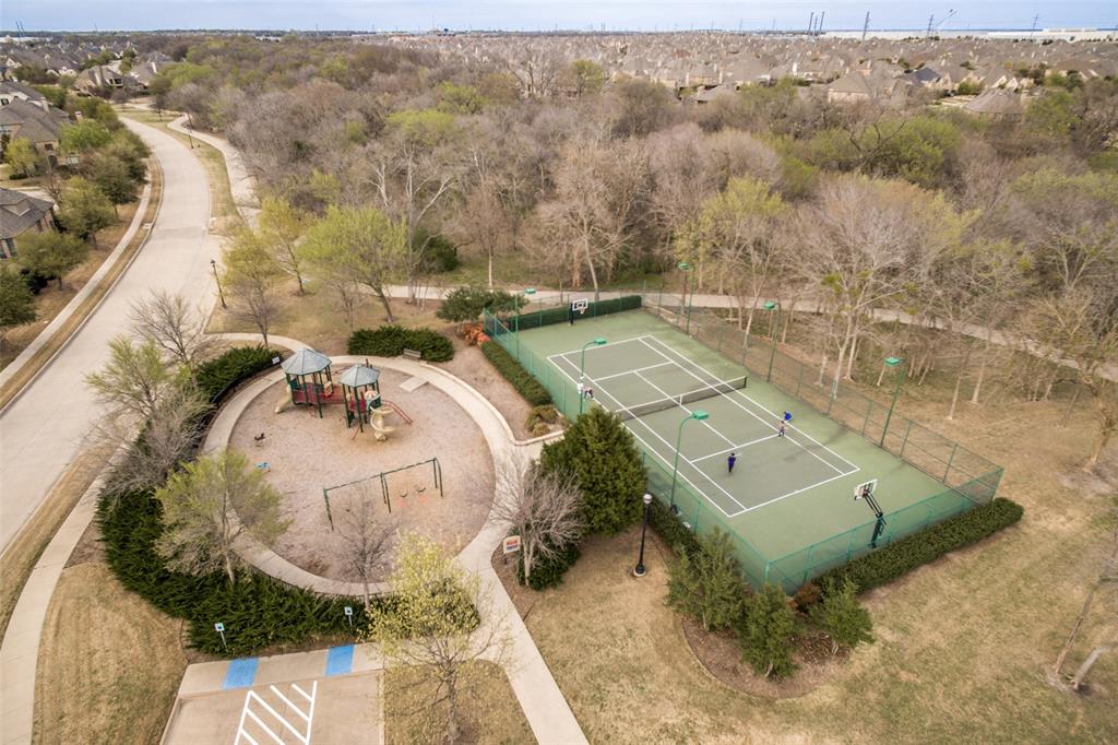 2114 Spicewood Drive Allen, TX 75013 - Photo 35 of 37 an aerial view of a house with a yard