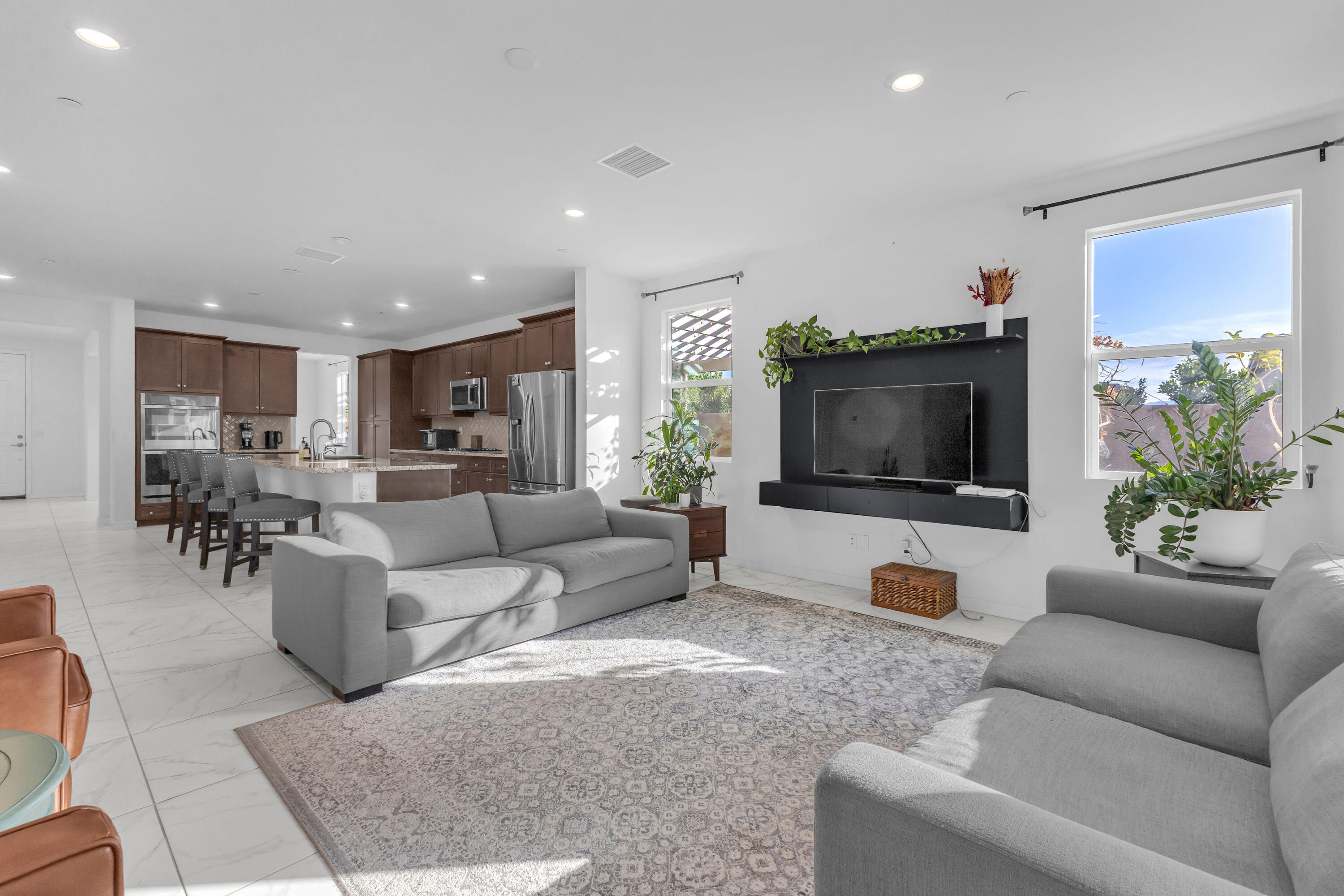 39763 Majorca Drive South Indio, CA 92203 - Photo 25 of 57 a living room with furniture and a flat screen tv