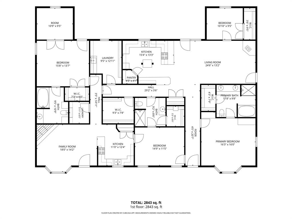 251 Denton Road Gordonville, TX 76245 - Photo 40 of 40 Approximate floor plan; not actual dimensions