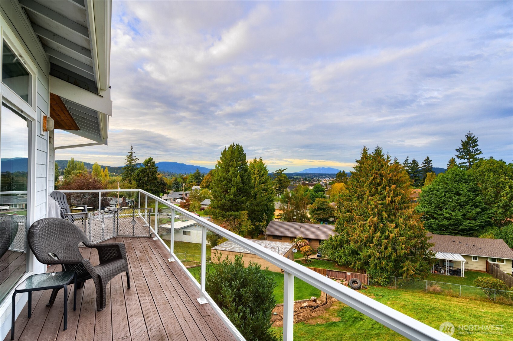 4111 R Avenue Anacortes, WA 98221 - Photo 21 of 37 a view of a balcony with chairs