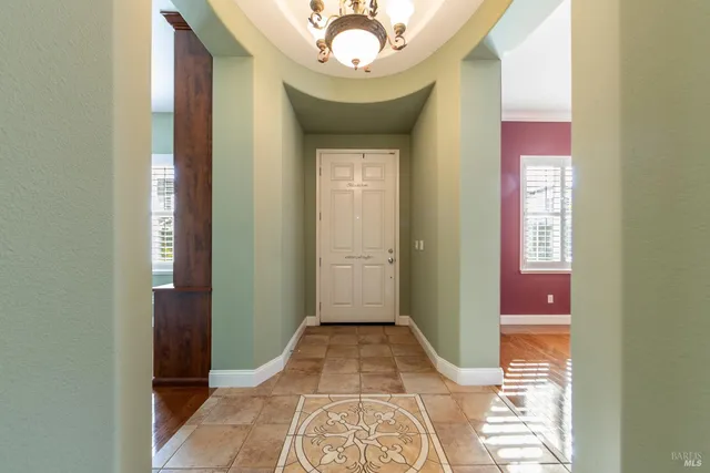 a view of an entryway