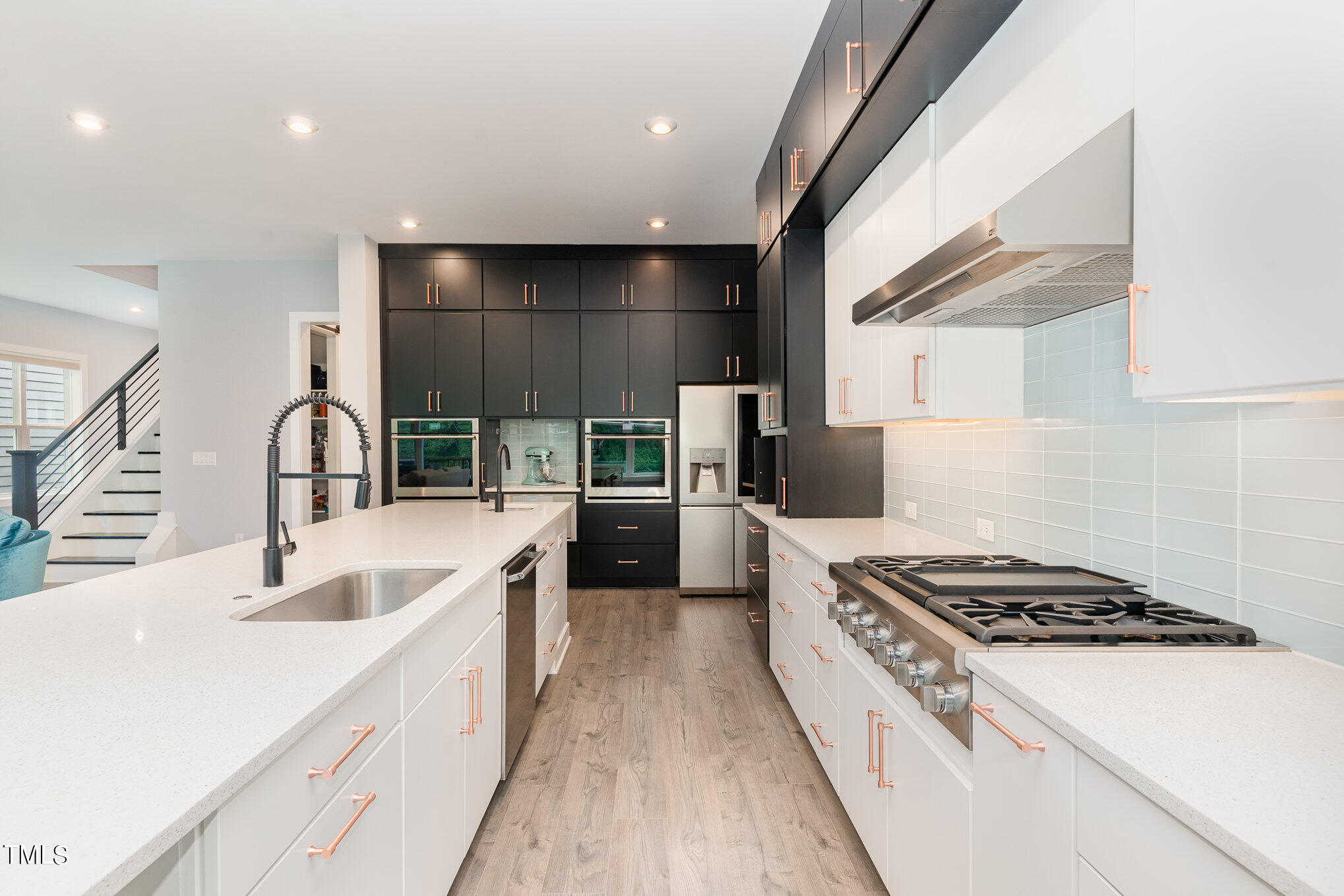 183 Post Oak Road Chapel Hill, NC 27516 - Photo 13 of 51 a kitchen with kitchen island granite countertop a sink stainless steel appliances and cabinets