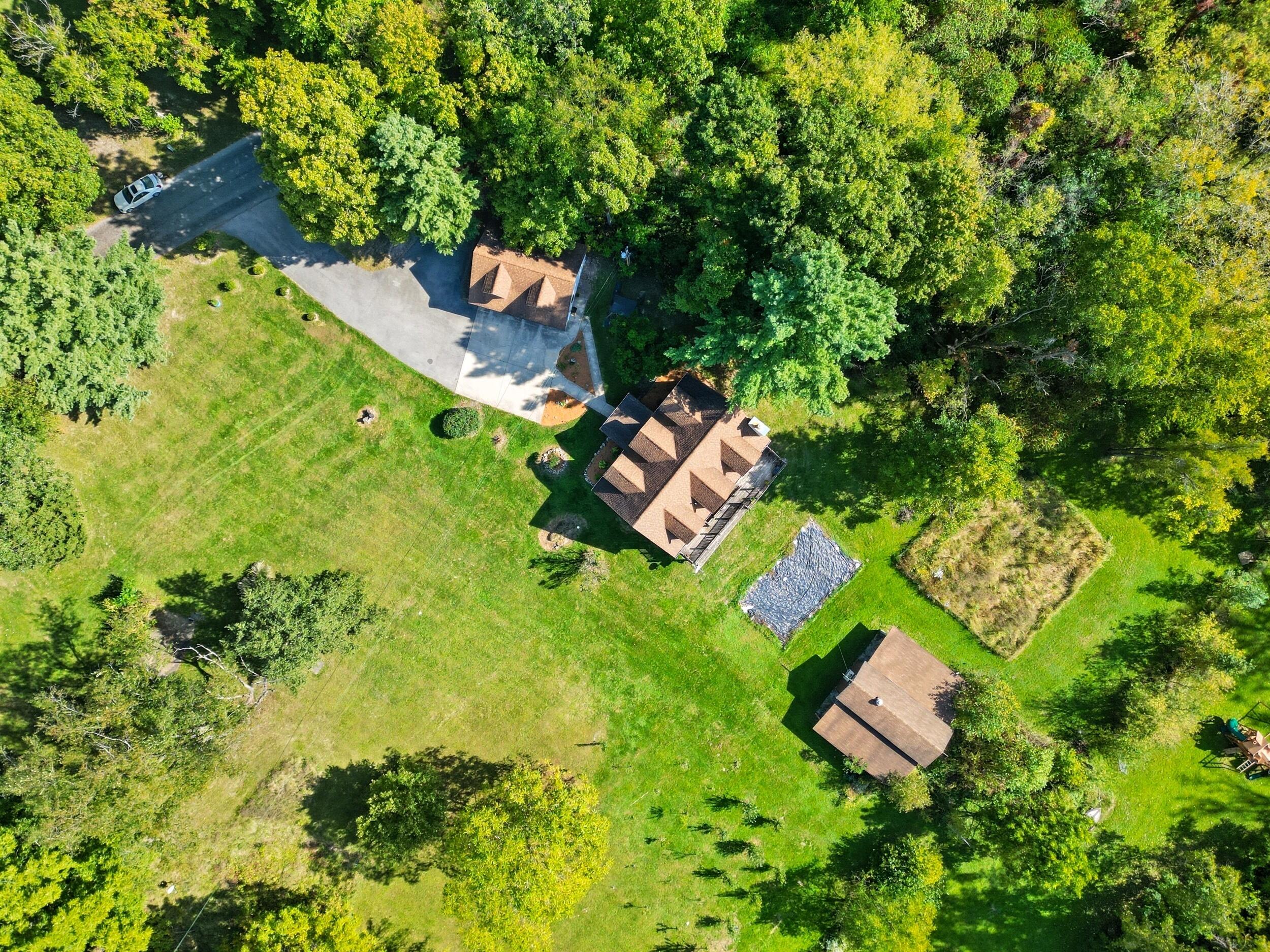450 East Greening Road Chesterton, IN 46304 - Photo 2 of 56 an aerial view of a house with a yard