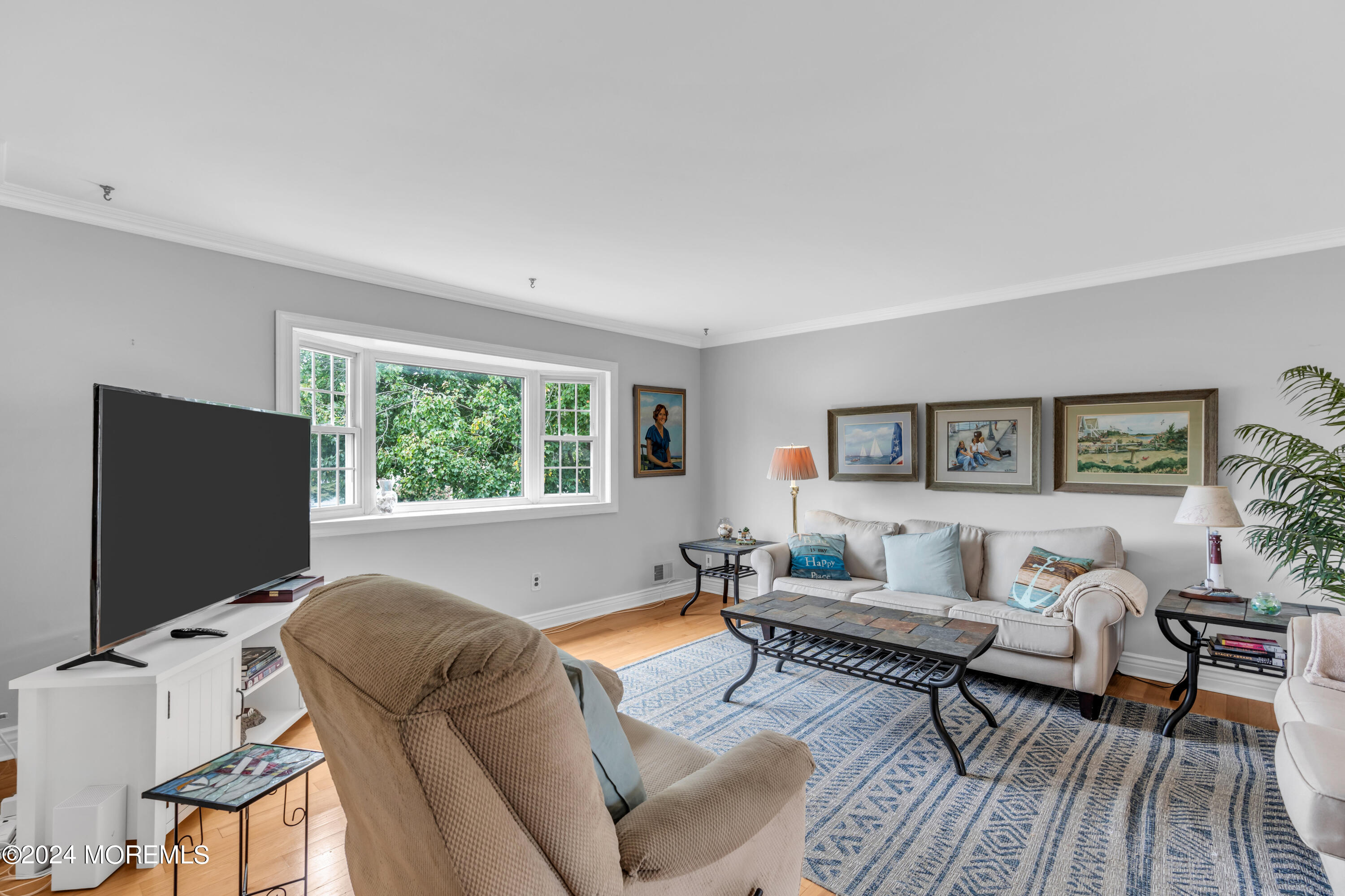 332 Emberly Road Brick, NJ 08723 - Photo 20 of 50 a living room with furniture and a flat screen tv