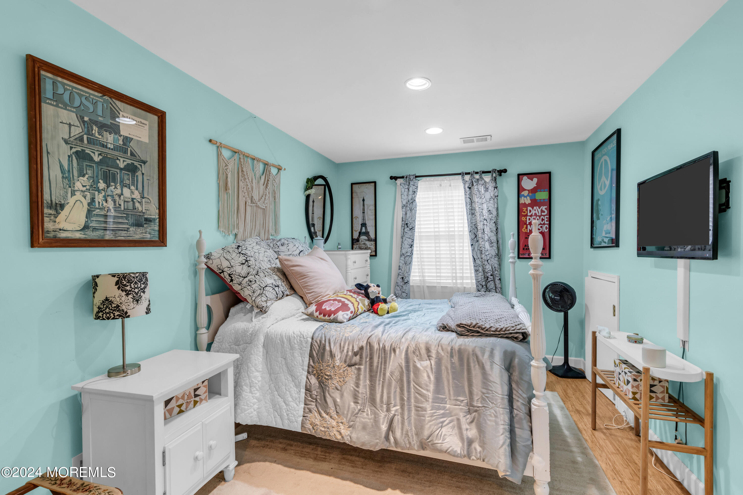 332 Emberly Road Brick, NJ 08723 - Photo 29 of 50 a bedroom with furniture and a flat screen tv