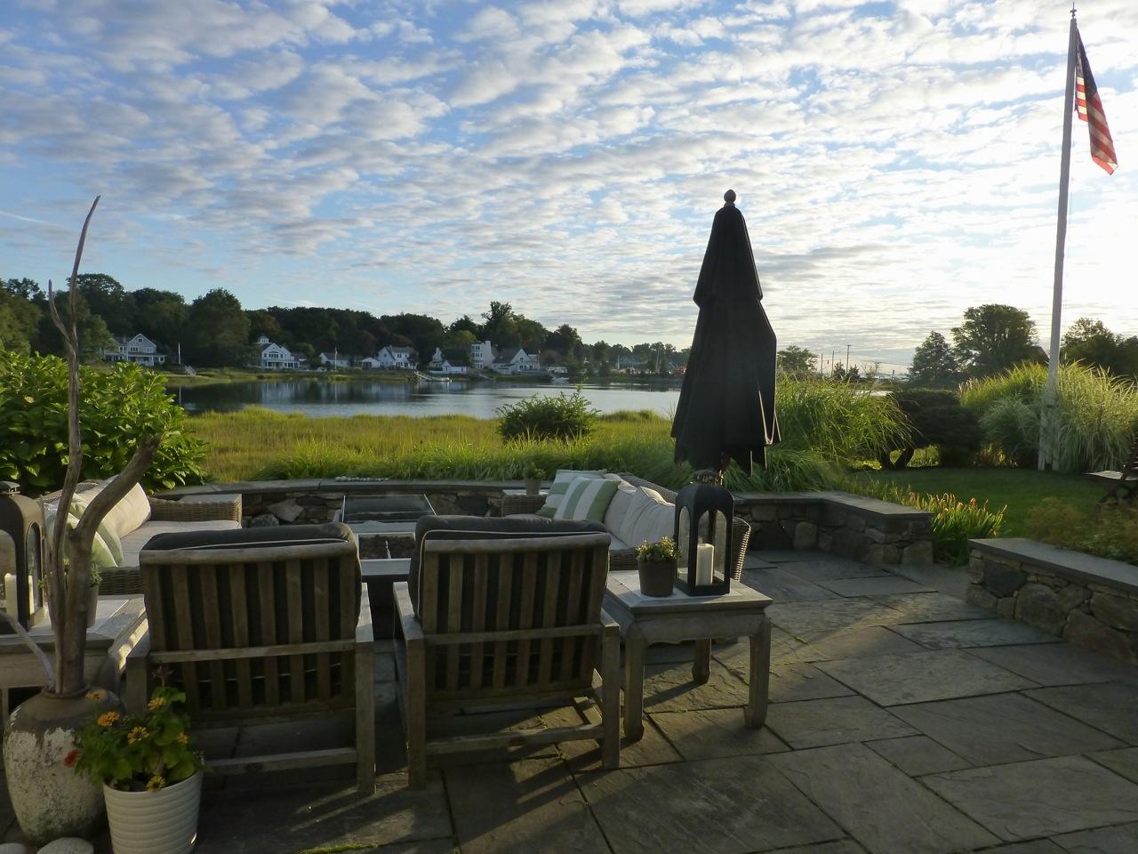 8 Nearwater Road Rowayton, CT 06853 - Photo 22 of 26 a view of a lake with a garden