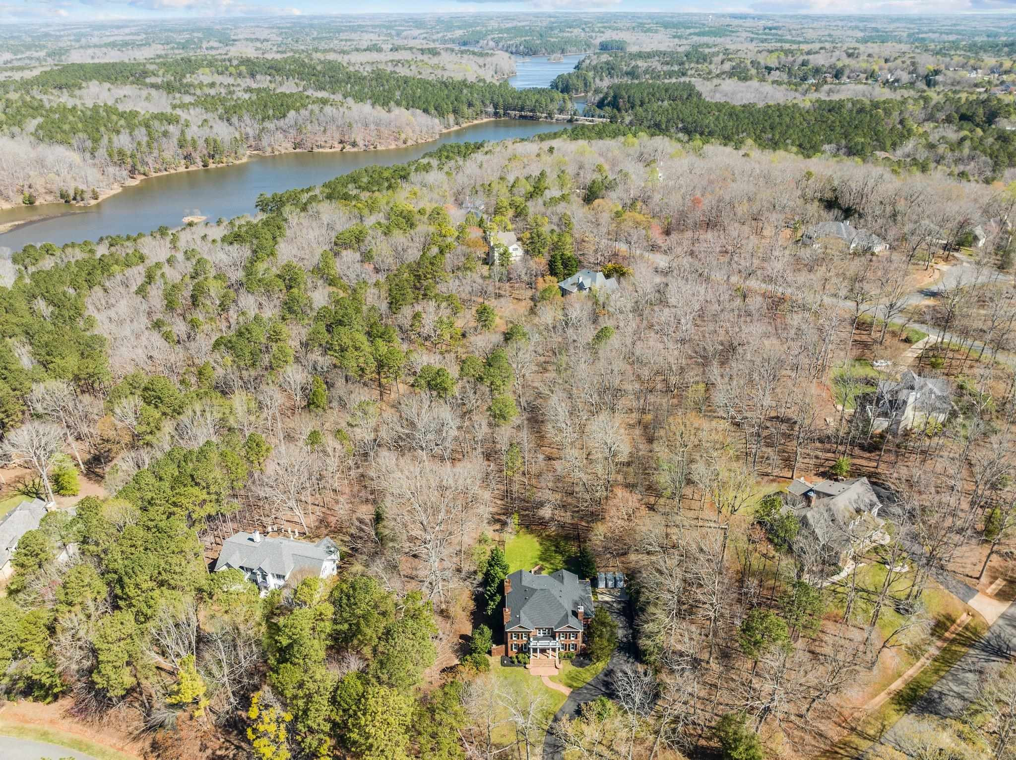 1112 Wagon Ridge Road Raleigh, NC 27614 - Photo 50 of 54 Drone Footage Showing Lake