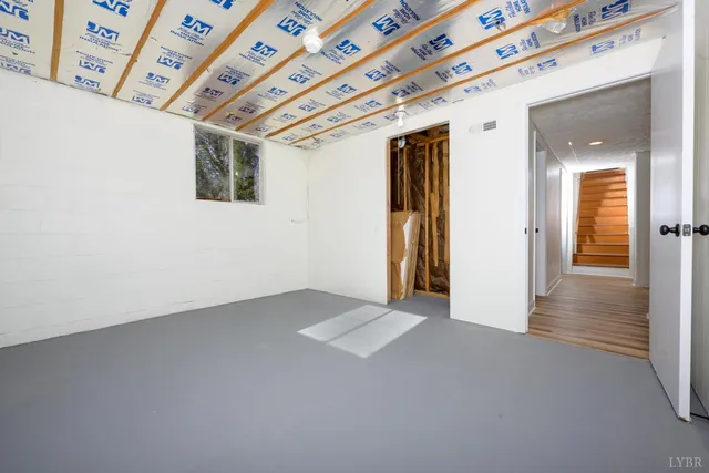 a view of water heater room