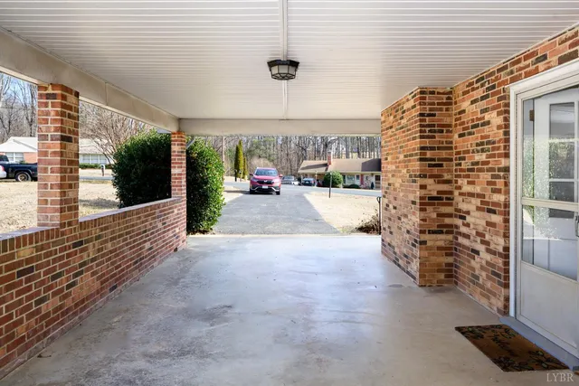 view of outdoor space with balcony