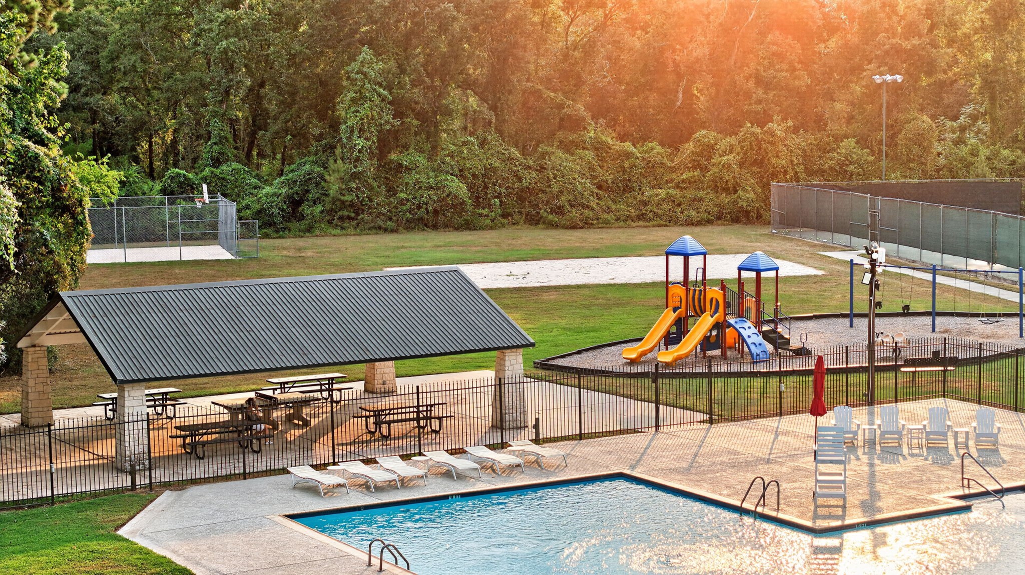 589 Brandon Road Conroe, TX 77302 - Photo 47 of 49 Community park and pool