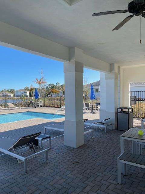 6000 Southeast Sky Blue Circle Stuart, FL 34997 - Photo 18 of 18 Community poolside covered patio