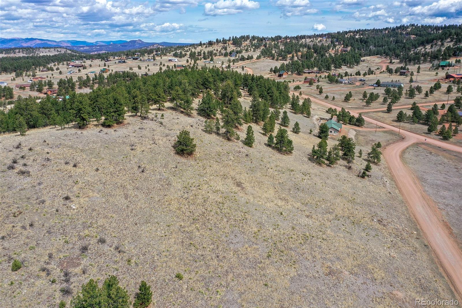 81 High Pasture Road Florissant, CO 80816 - Photo 23 of 26 a view of a dry yard with wooden fence