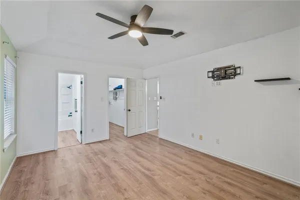 wooden floor in an empty room