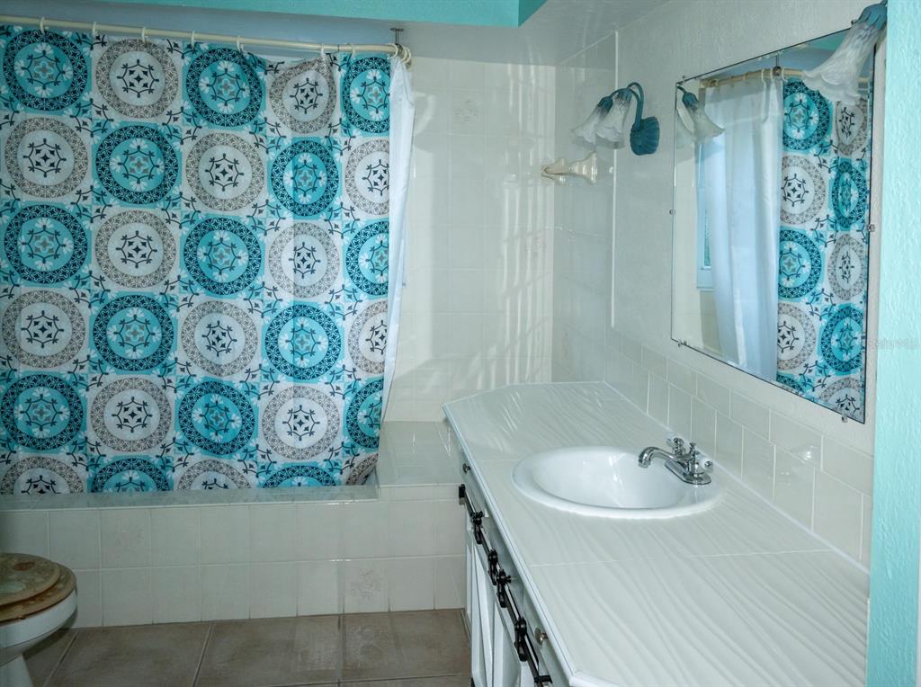 3465 Gulf Lane Rotonda West, FL 33947 - Photo 30 of 42 a bathroom with a sink and a tub