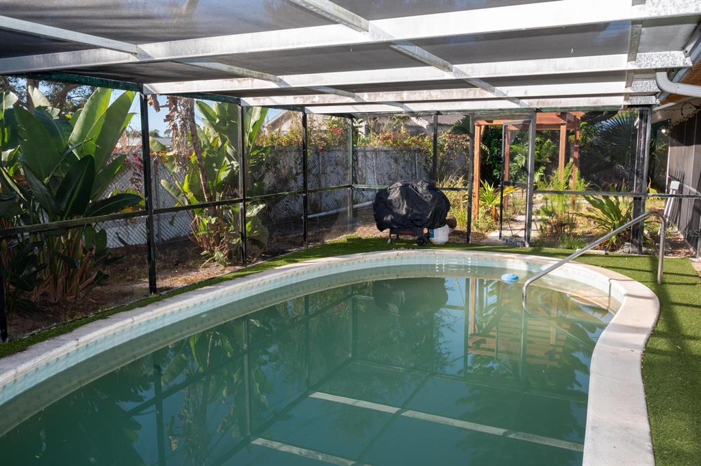 3465 Gulf Lane Rotonda West, FL 33947 - Photo 39 of 42 a view of swimming pool from a balcony