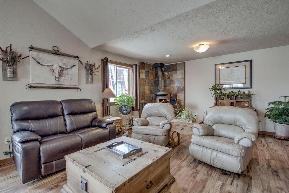 1462 Sheep Ridge Road Fairplay, CO 80440 - Photo 13 of 48 a living room with furniture and wooden floor