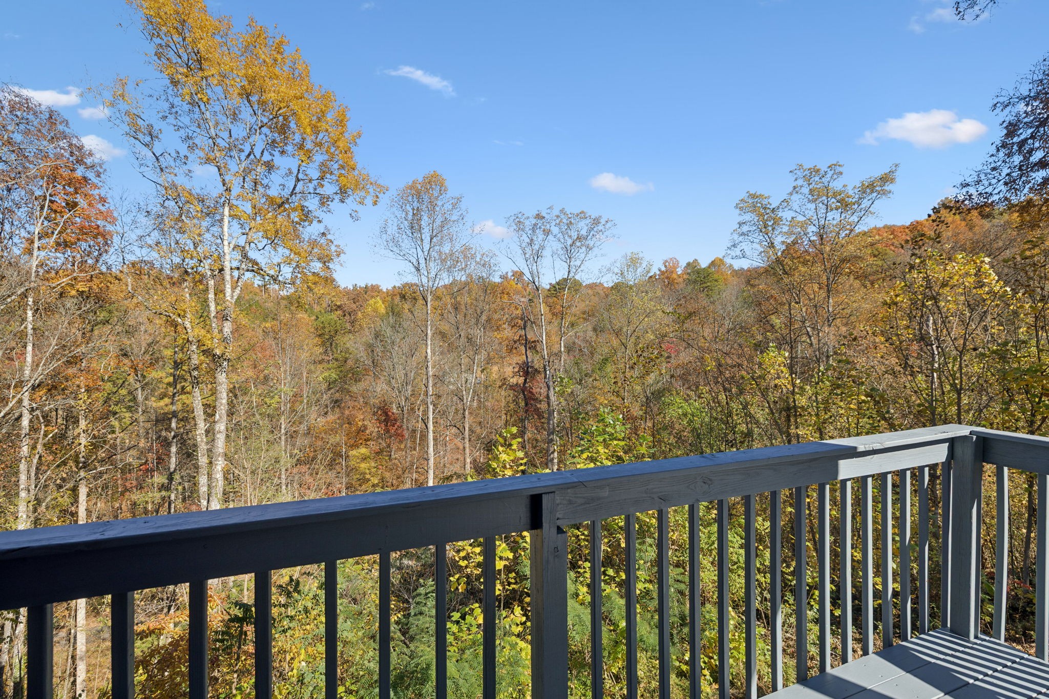 306 Beech Ridge Lane Gatlinburg, TN 37738 - Photo 10 of 24 a view of a balcony with wooden fence