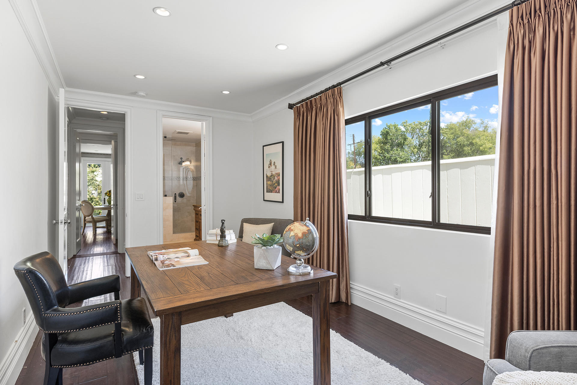 506 North Crescent Drive Beverly Hills, CA 90210 - Photo 20 of 36 a view of a dining room with furniture window and outside view
