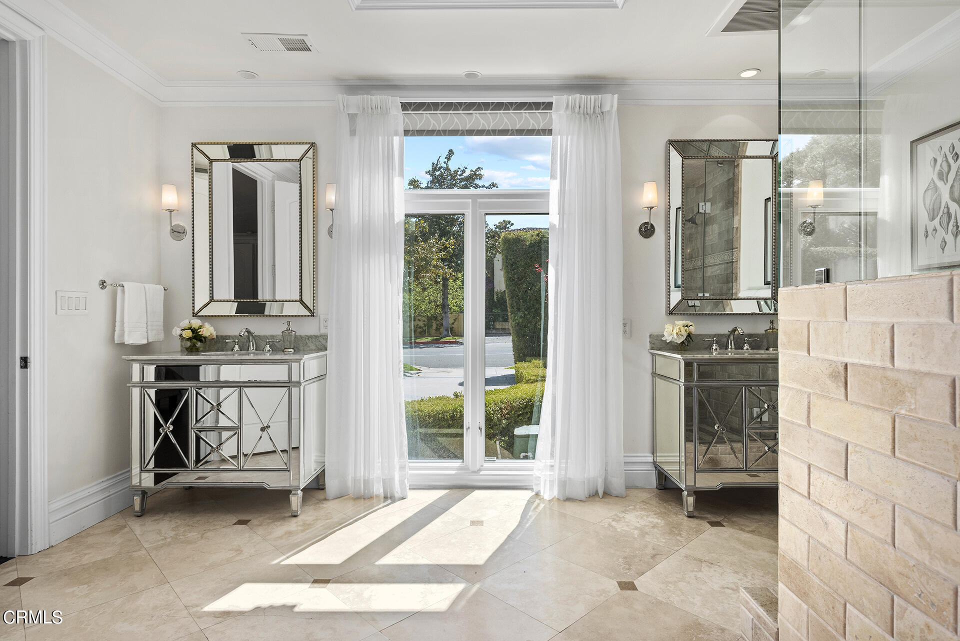 506 North Crescent Drive Beverly Hills, CA 90210 - Photo 29 of 36 a view of a hallway with washer and dryer