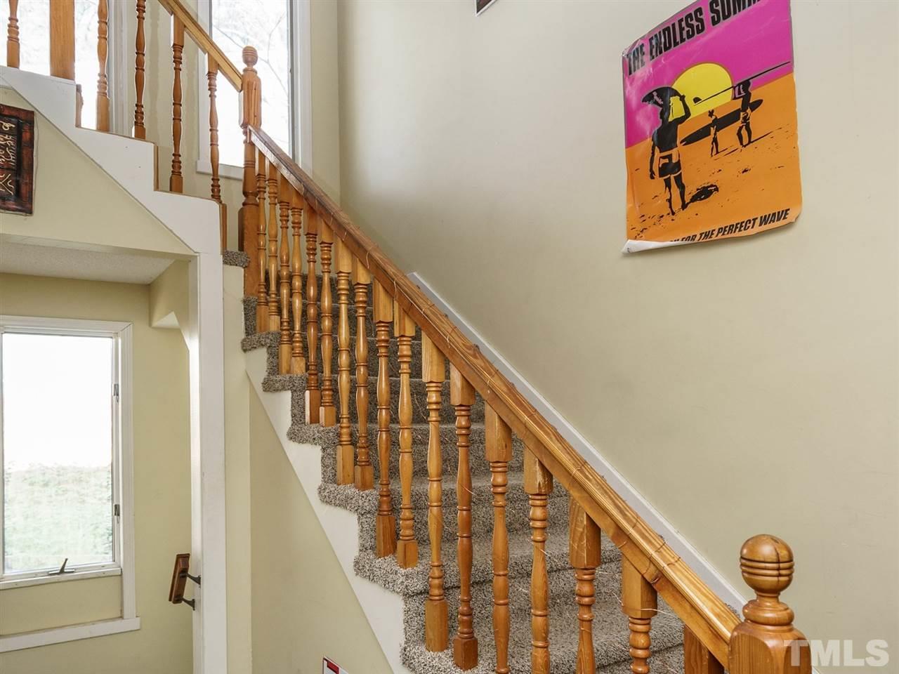 538 Brent Road Raleigh, NC 27606 - Photo 5 of 13 a view of stairs