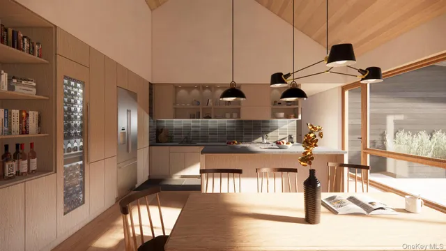 a view of a living room with furniture