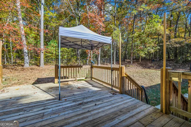 a view of a city with mountain