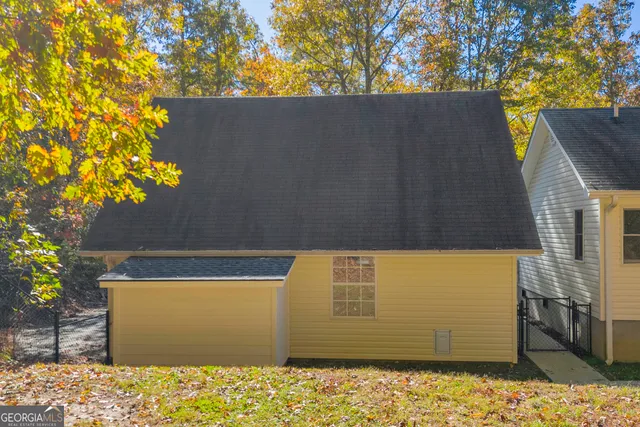 a view of a city with mountain