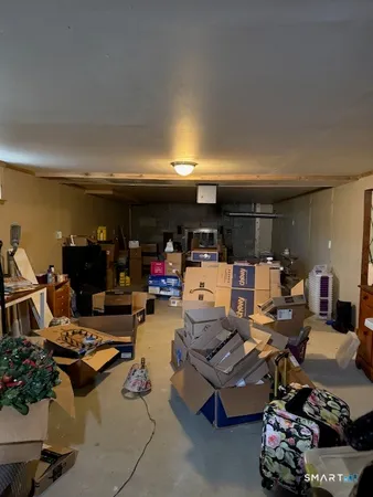 a living room with lots of furniture