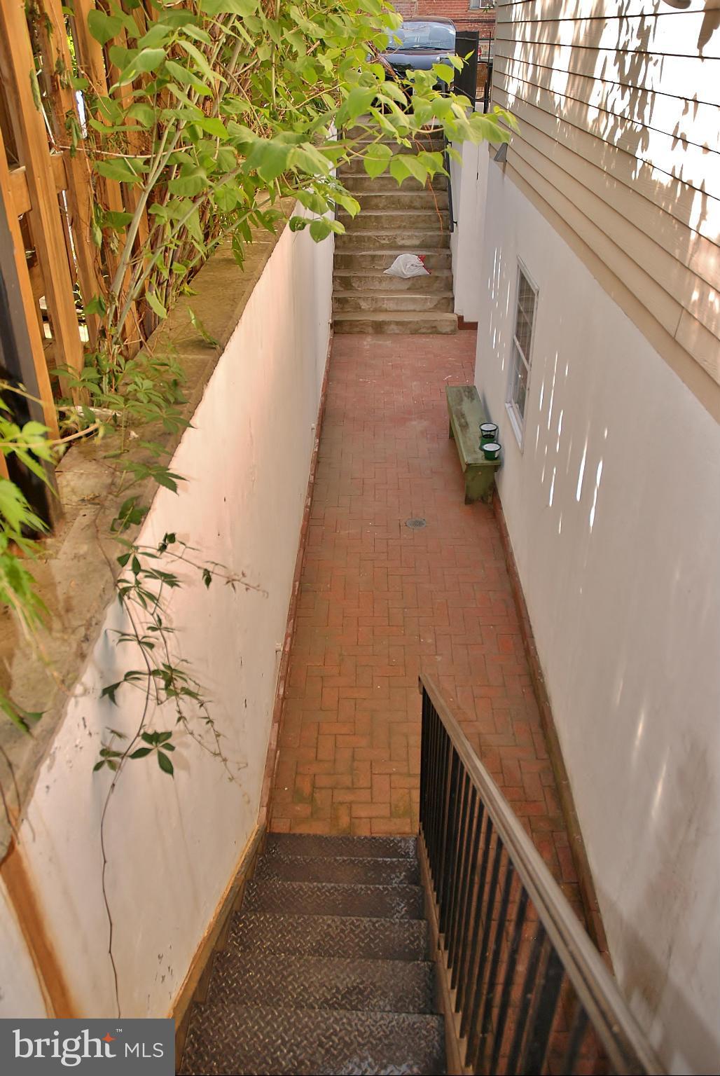 1217 Park Road Northwest Washington, DC 20010 - Photo 29 of 30 Rear Stairs to Parking Garage
