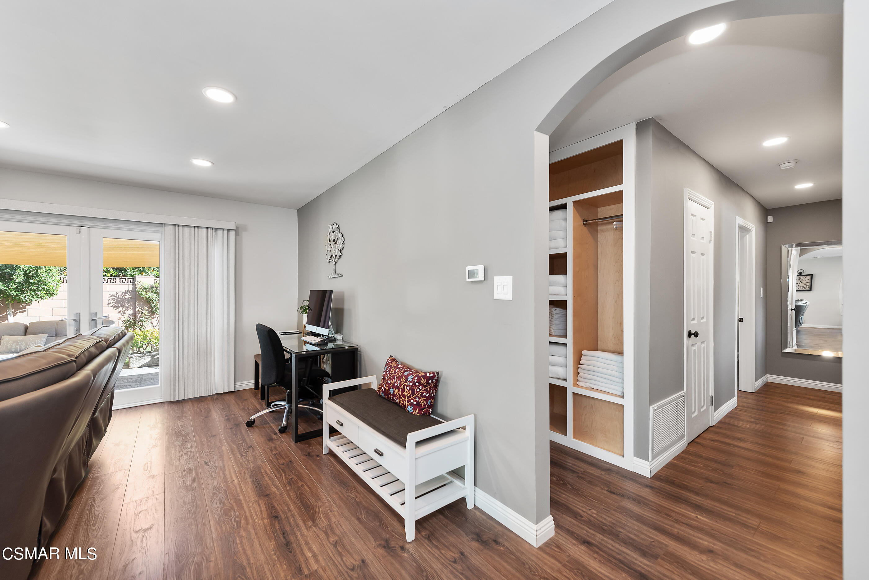 2066 Hurles Avenue Simi Valley, CA 93063 - Photo 24 of 50 a living room with furniture and a wooden floor