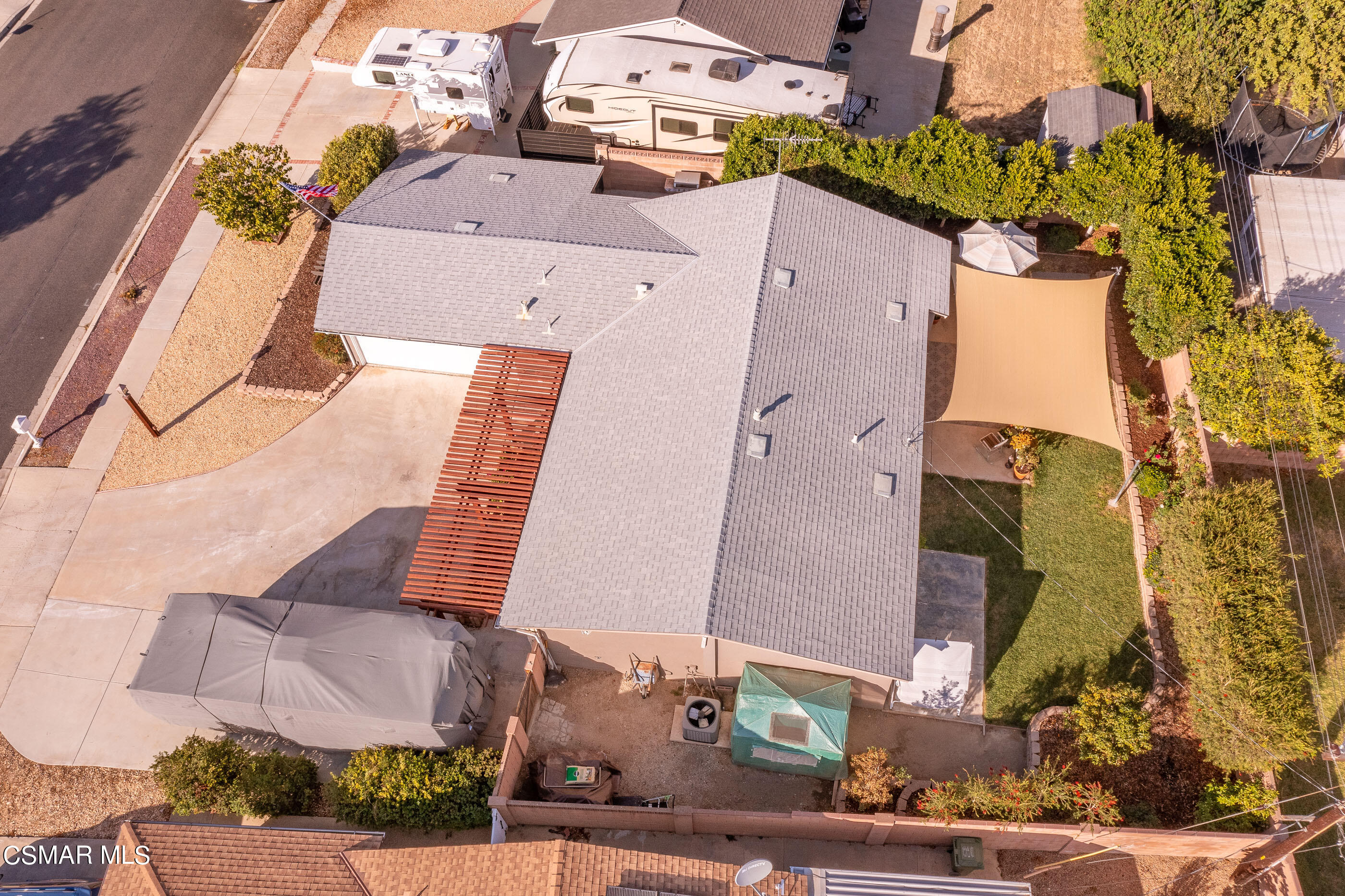 2066 Hurles Avenue Simi Valley, CA 93063 - Photo 44 of 50 an aerial view of residential houses with outdoor space
