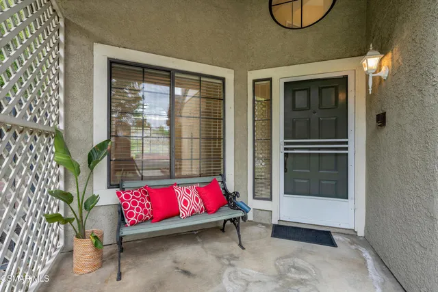 a building outdoor space with windows