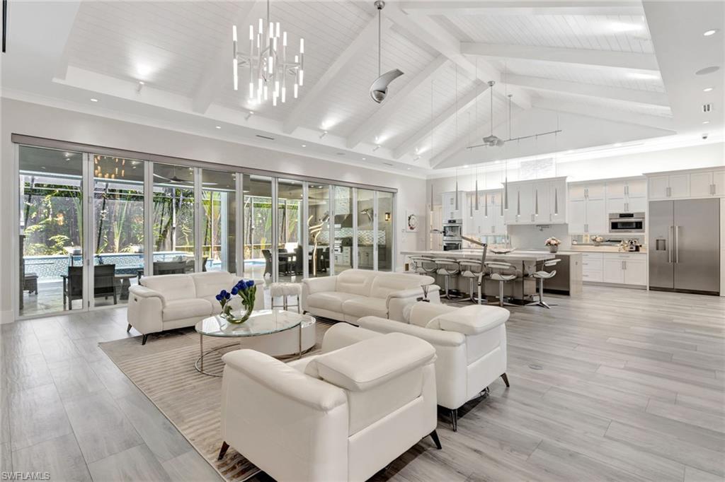 555 Mooring Line Drive Naples, FL 34103 - Photo 4 of 42 Great Room, 17 Ft. Ceilings