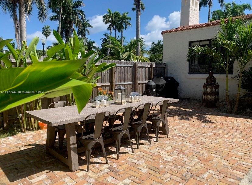 Hollywood Lakes North Lake Hollywood, FL 33019 - Photo 5 of 22 a view of a dinning table and chairs in the patio