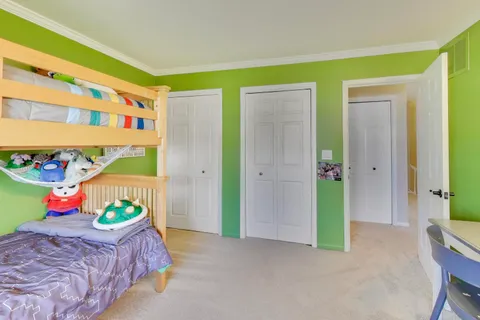 a living room with a couch and a table