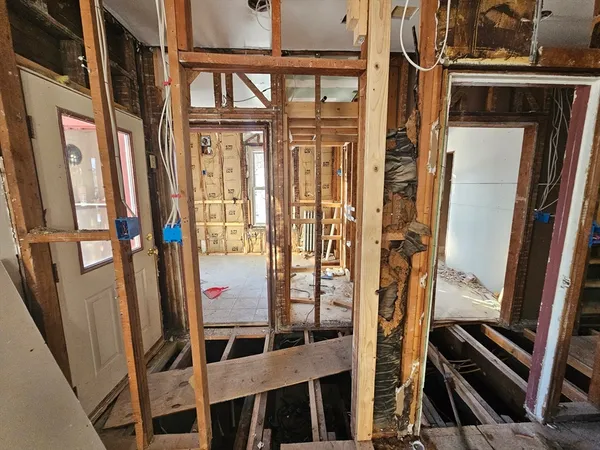 a view of an outdoor seating area