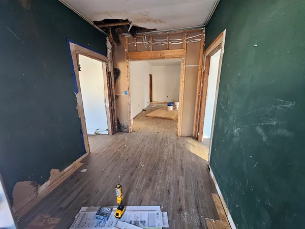 a view of water heater room