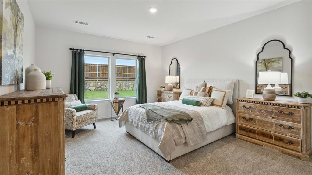 126 Pheasant Run Road Terrell, TX 75160 - Photo 17 of 26 Carpeted bedroom featuring recessed lighting
