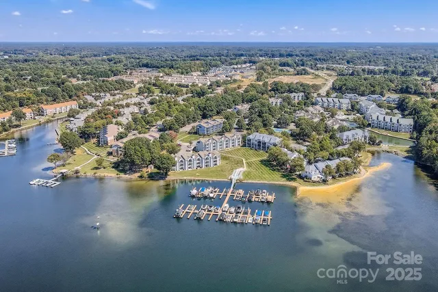a view of a city with ocean view