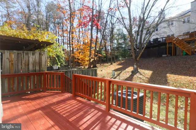 a view of a park with swings and slides