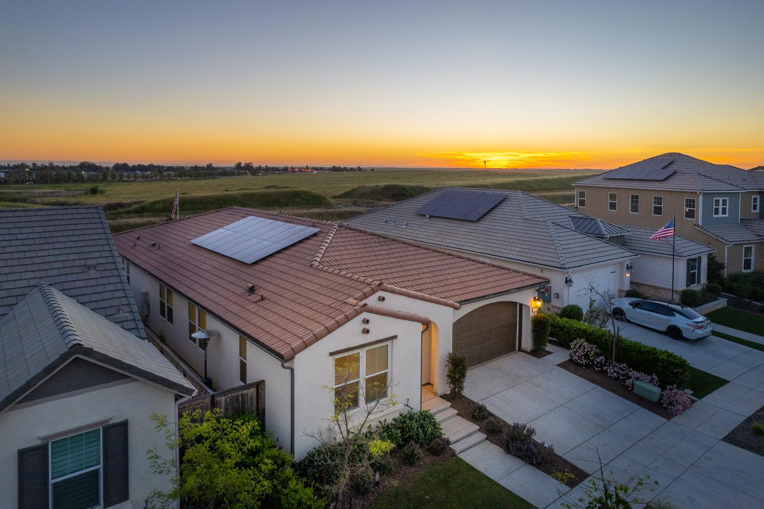 4534 Hillside Road Madera, CA 93636 - Photo 70 of 92 an aerial view of a house with a yard