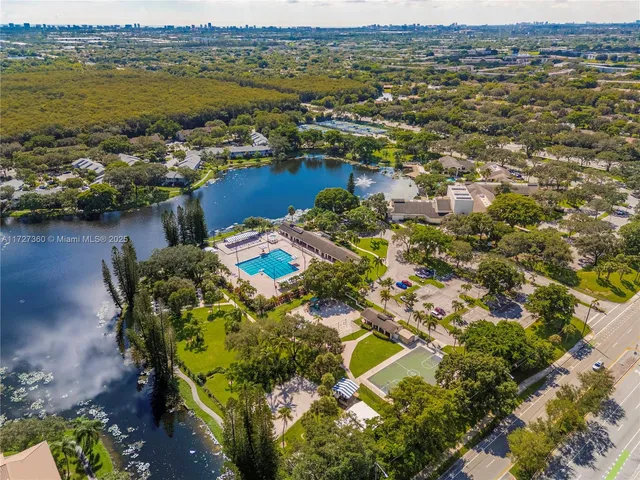an aerial view of ocean residential house with outdoor space