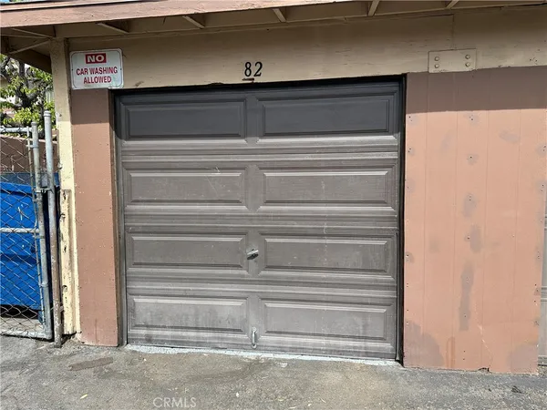 a close view of door