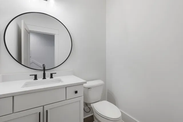 a close view of closet