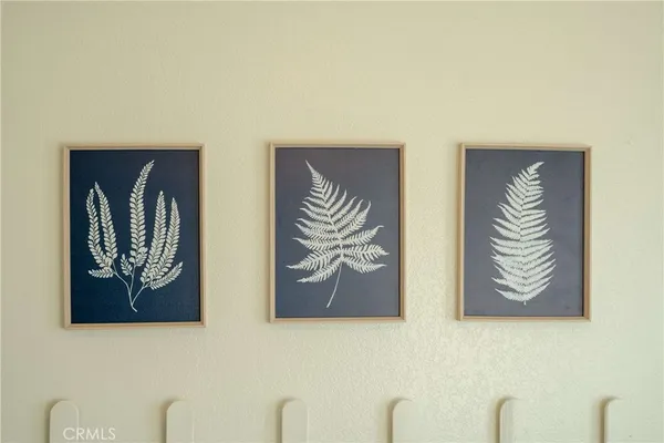 a view of a patio with dining table and chairs with couches and potted plants