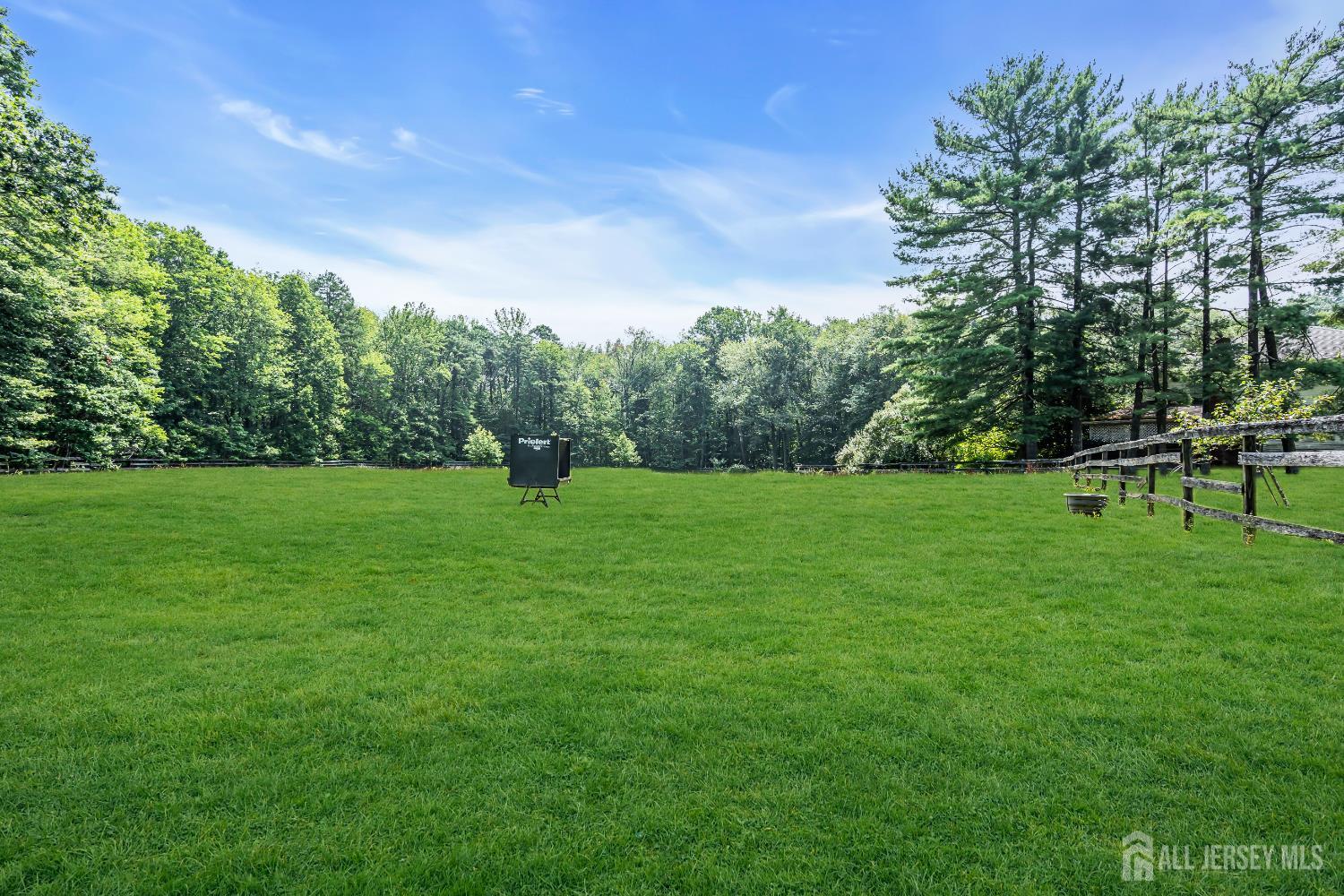 447 Stagecoach Road Millstone Township, NJ 08510 - Photo 16 of 46 a backyard of a house with lots of green space