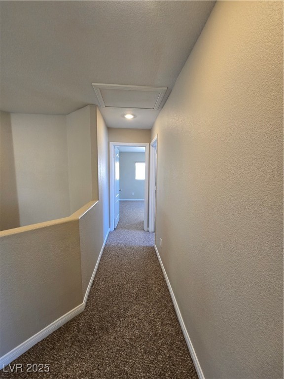 5508 Knotting Pass Las Vegas, NV 89131 - Photo 34 of 45 Hallway featuring carpet flooring and a textured wall