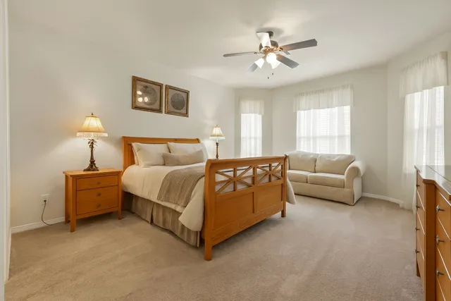 a balcony with furniture and window